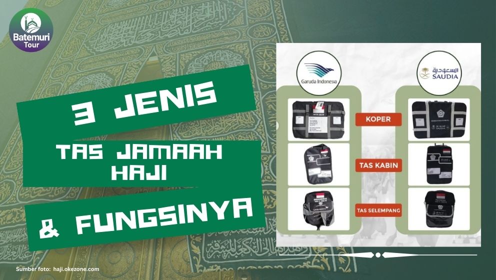 Jangan Keliru!! Kenali 3 Jenis Tas Jamaah Haji, Gunakan Sesuai Fungsinya